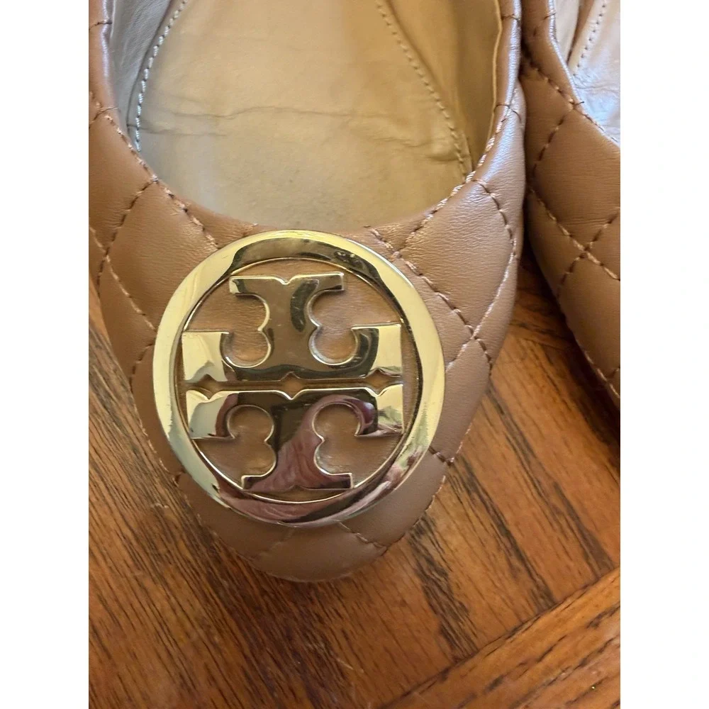 Tory Burch Quilted Ballet Flats Size 7.5